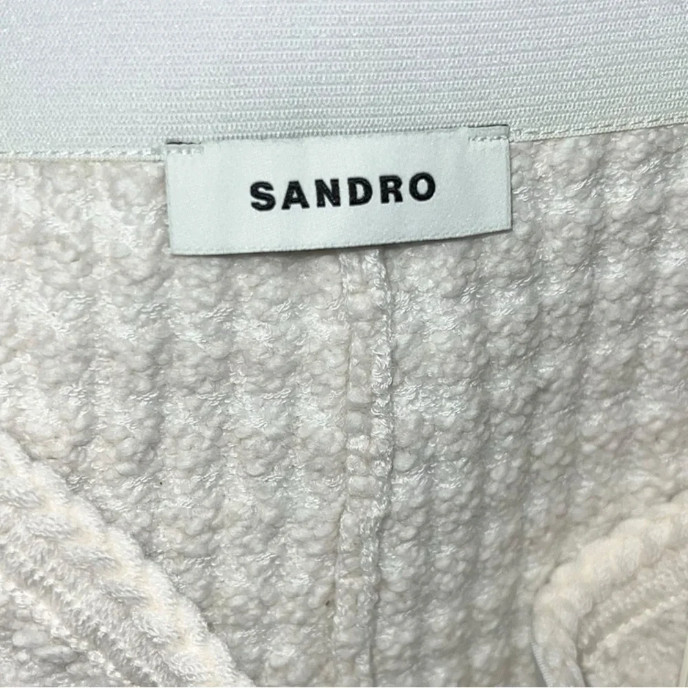 🌻NEW w/tags Sandro Fancy Braid Trim Side Zip Tweed Pants Women’s Size 42 US 10 - Picture 10 of 15